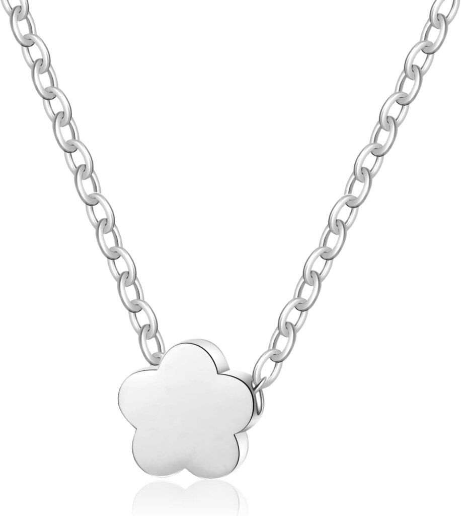 KANOUE Dainty Necklaces For Women Trendy, Stainless Steel Choker Necklaces For Teen Girls, Personalized Gifts Preppy Jewelry Cute Pendant Necklaces