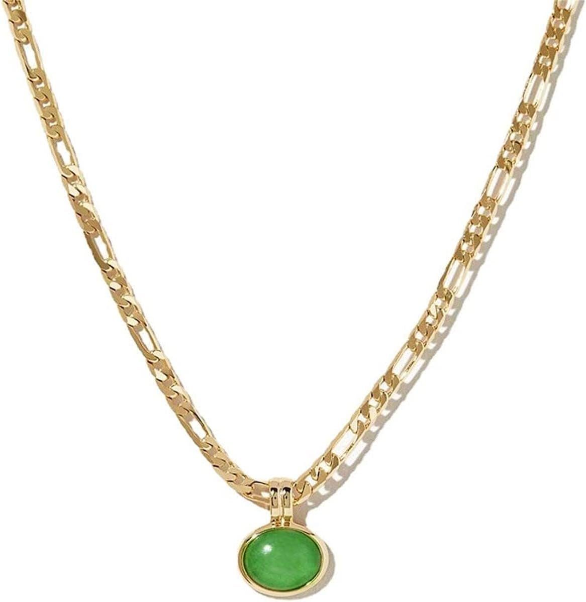 Product Comparison: Avanlin Heart Toggle Necklace vs. Moonffay Green Opal Necklace vs. PAVOI 14K Layering Necklaces