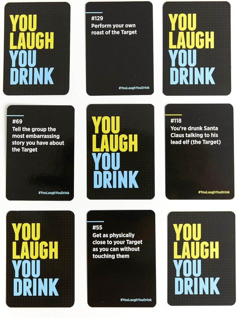You Laugh You Drink - The Drinking Game for People Who Cant Keep a Straight Face [A Party Game]