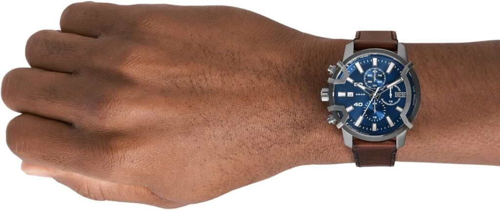 Diesel Griffed Mens Watch with Stainless Steel, Leather, or Silicone Band; 48mm or 42mm Chronograph