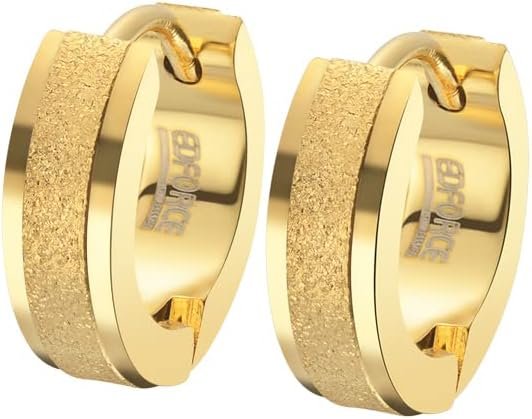 Edforce Stainless Steel Small Huggie Hoop Earrings for Women