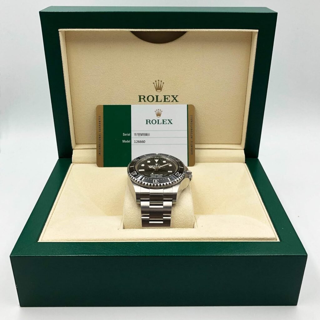 Rolex Deepsea Black Dial Automatic Mens Stainless Steel Oyster Watch 126660BKSO