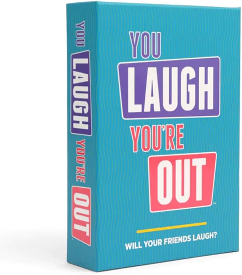 DSS Games You Laugh Youre Out - The Official Family Game Where If You Laugh, You Lose. Great for Big Groups Kids