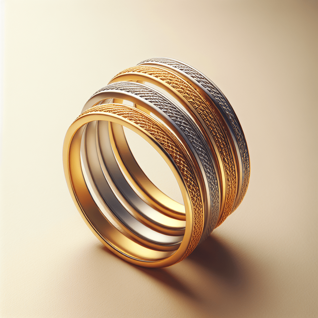 Amazon Essentials 14K Gold or Rhodium Plated Sterling Silver Stacking Ring Set of 3