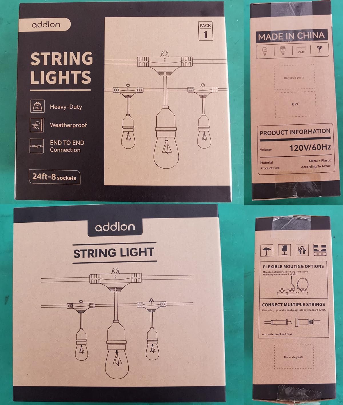 Top 3 Outdoor String Lights: Comparing Addlon, Mlambert, and Minetom