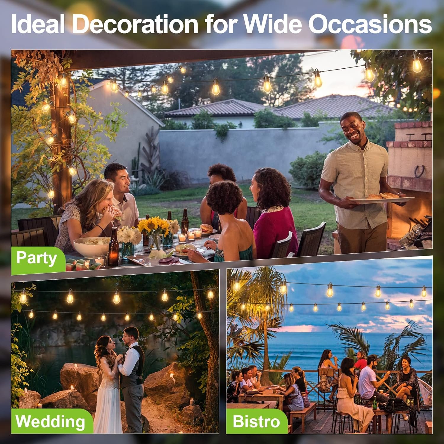 Comparing Top Outdoor String Lights: GLUROO, LED Patio, and Fairy Lights